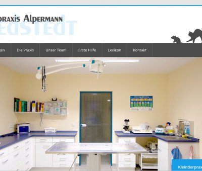 [medienschmiede] Hamburg Portfolio | Kunde: Kleintierpraxis Alpermann