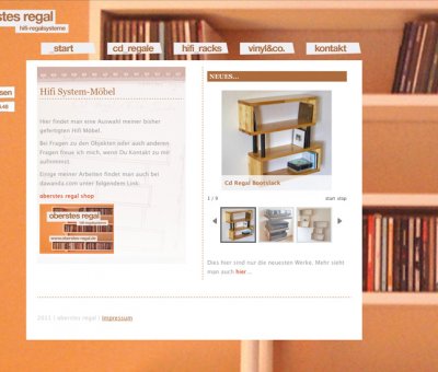 [medienschmiede] Hamburg Portfolio | Kunde: Oberstes Regal